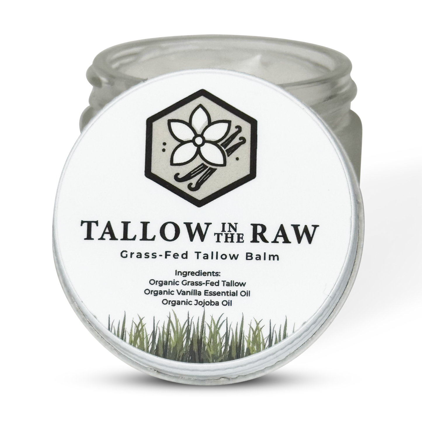 Organic Grass-Fed Tallow w/ Vanilla Essential Oil & Jojoba