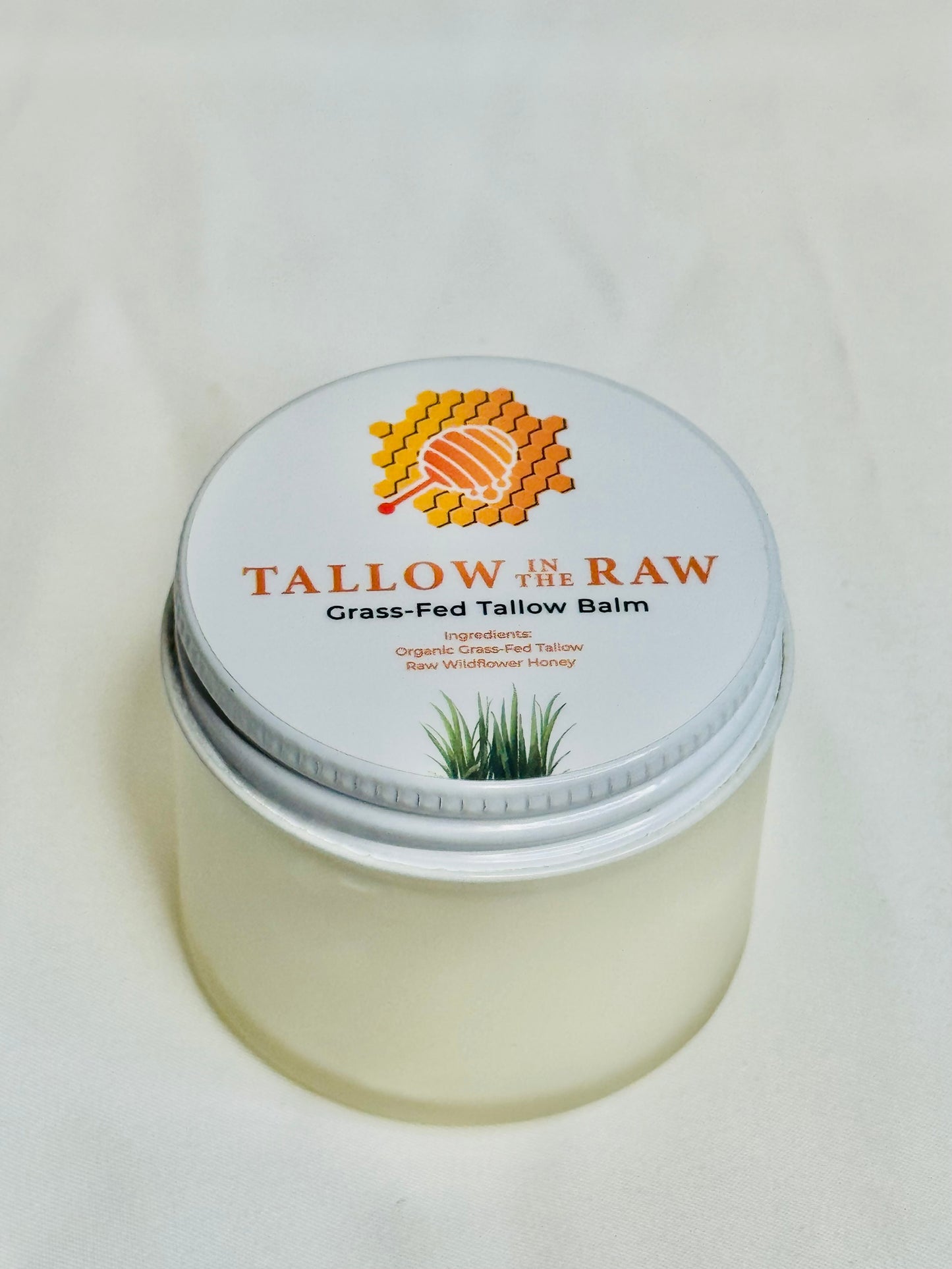 Organic Grass-Fed Tallow & Raw Wild Honey