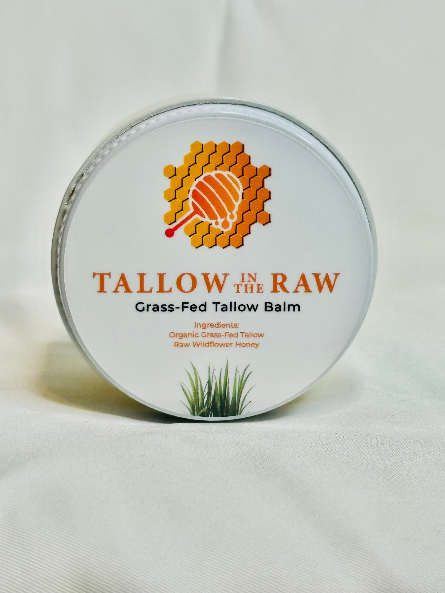 Organic Grass-Fed Tallow & Raw Wild Honey