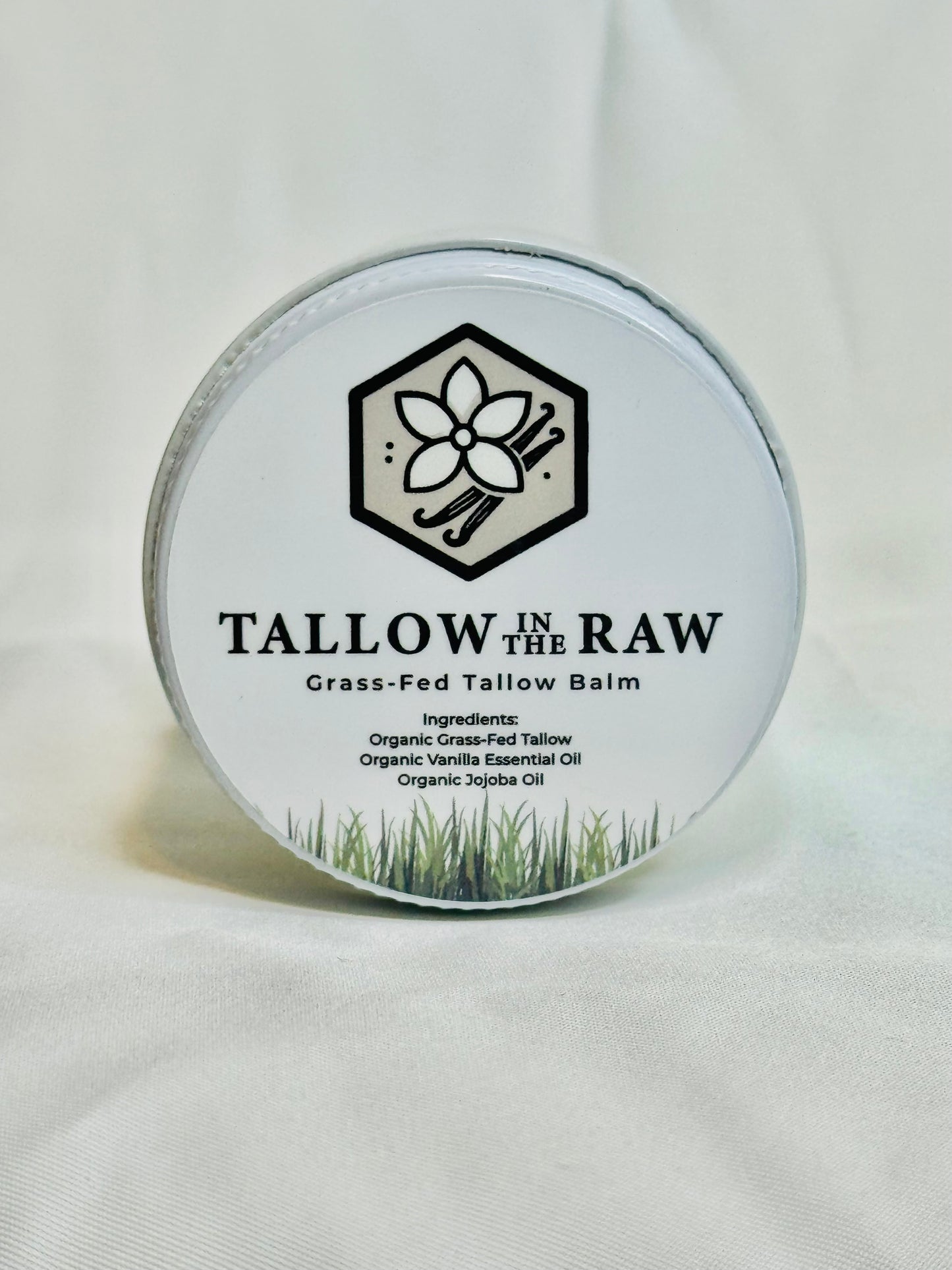 Organic Grass-Fed Tallow w/ Vanilla Essential Oil & Jojoba