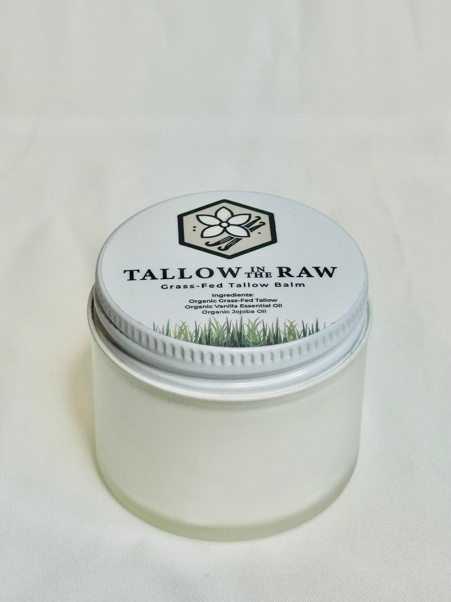 Organic Grass-Fed Tallow w/ Vanilla Essential Oil & Jojoba